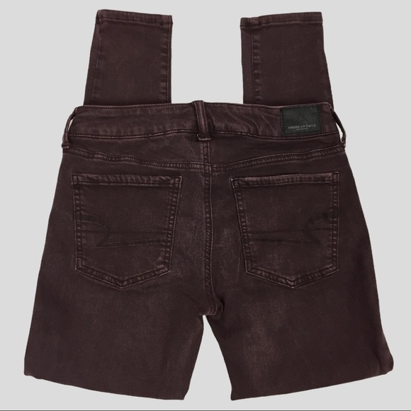 American Eagle Purple Jeggings Size 4 Short Super Stretch X - Picture 2 of 11